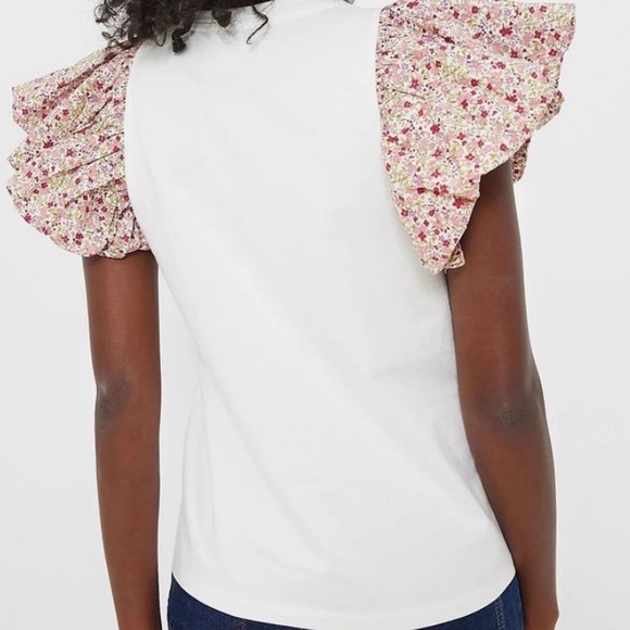 Tuckernuck HYACINTH HOUSE Floral Sleeve and White Shelby Tee NEW size 2X - Picture 7 of 12